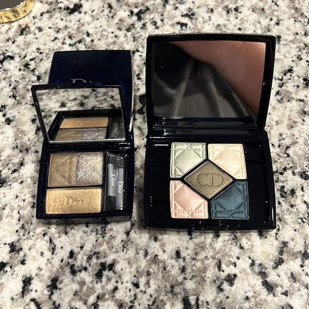 2 Dior eyeshadow palettes